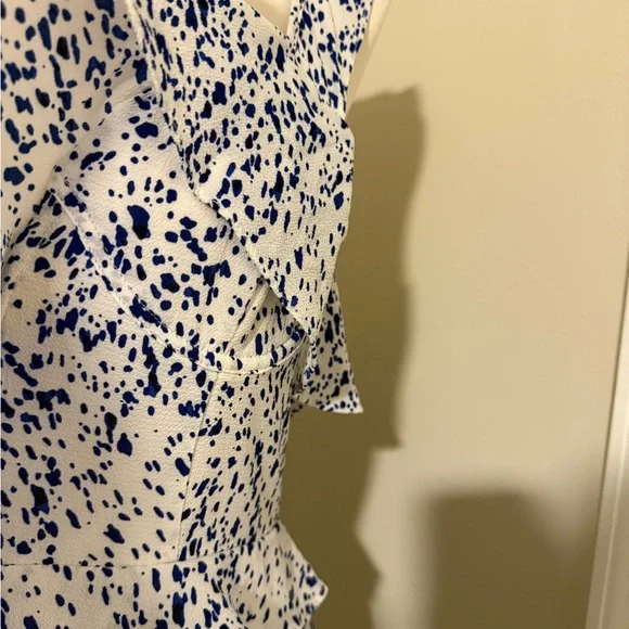 Buddy Love Blue and White Ruffle Dress - Picture 4 of 8